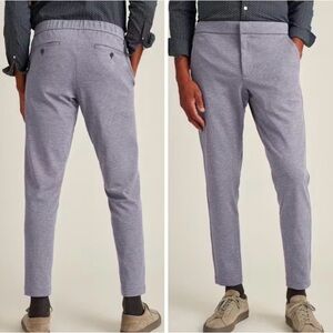 Bonobos All Week Flex Pants Joggers Zip Fly Hidden Snap Closure Size Large Gray